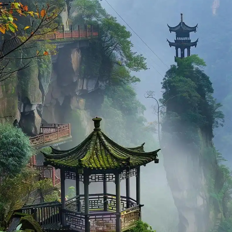 国旅自组 【全景江西】——庐山、三清山、婺源篁岭、仙侠小镇望仙谷、瓷都景德镇、梦里老家演艺小镇、浔味三石宴+蒸菜宴+土菜宴、全程四星&升级一晚五星温泉酒店、全程0自费0购物纯玩双飞六天